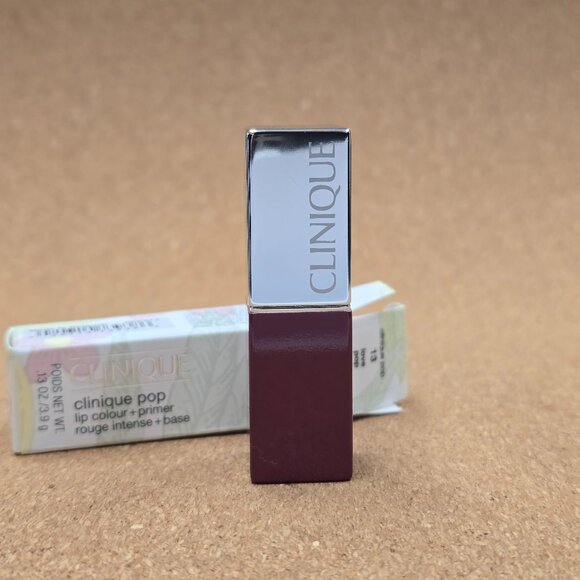 Clinique Pop Lip Colour + Primer Rouge Intense + base 13 Love Pop 0.13 oz. 3.9 g - Picture 1 of 4